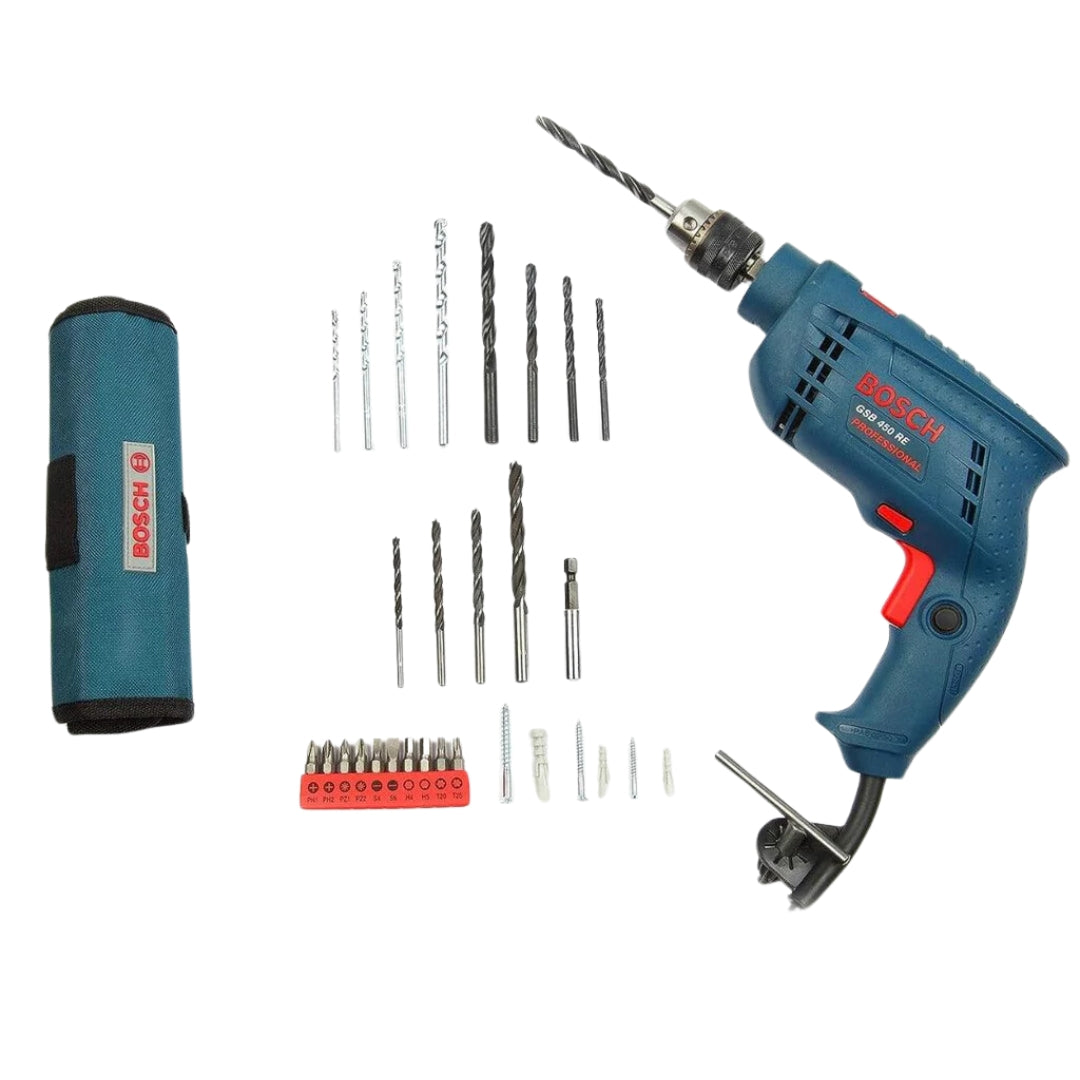 Buy Bosch GSB 450 Wrap Set Impact Drill Machine Online