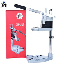 JPT Drill Machine Stand Heavy Weighted Cast Iron Base - Bench Press Jig for electric Hand drill - Adjustable Collet upto 43mm - Drilling Depth upto 60mm
