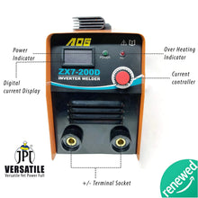 JPT Dual ARC 200 Amp MMA Electric  Welding Machine | IGBT With Digital Display | 200A With Hot Start And Anti-Stick | Welding Accessories & Mask ( RENEWED )