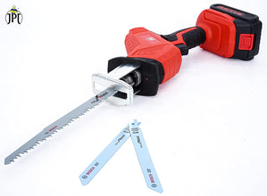 JPT Professional Saber Cordless Reciprocating Saw with 21V Lithium Double Battery For Metal and Wood Working