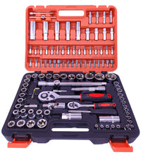 JPT Heavy Duty Professional 108Pcs Socket Wrench Set 1/4'' Drive Box Spanner Auto Repair Tool Hand Tool Sets