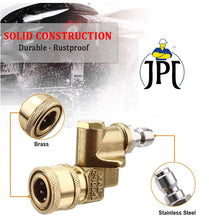 JPT Combo 90 Degree Nozzle/Swivel Coupler with 1/4 Quick Connector