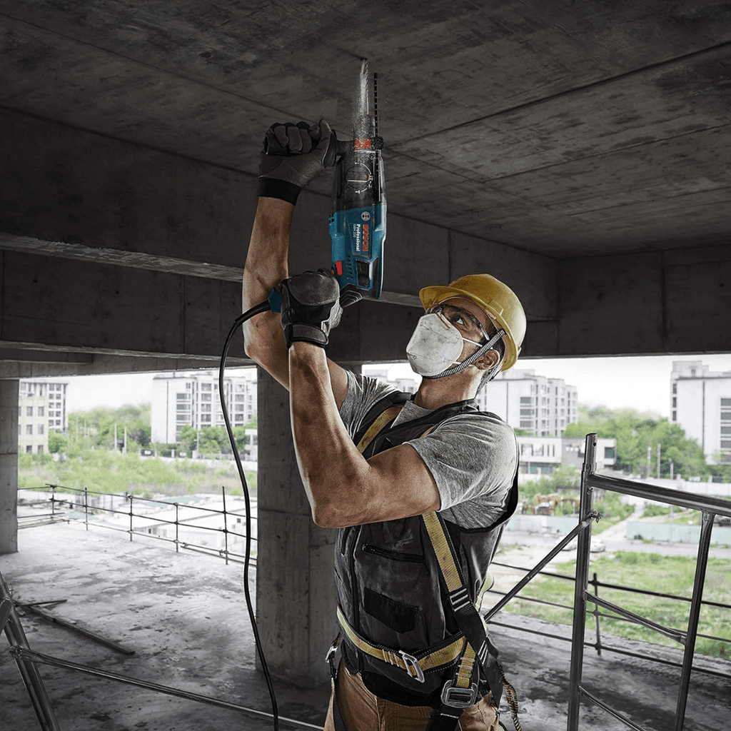 Bosch GBH 220 Professional Electric Rotary Hammer Drill Machine with SDS Plus 720 W Power J Impact 1550 RPM Speed Modes Setting For