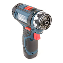 Buy now Bosch GSR 12V-15 FC Heavy-Duty Cordless Drill/Driver with FlexiClick attachments for versatile 360-degree drilling and screwdriving online.