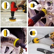 Buy the JPT all-in-one 4-pack multi-functional scrubbing drill brush now, featuring durable nylon bristles and four different sizes to meet all your cleaning needs.