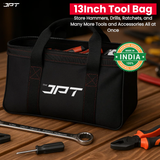 Buy now the JPT 13" wide mouth tool bag for electricians, technicians, mechanics, carpenters, plumbers, and more all at the best price in India online. Buy Now