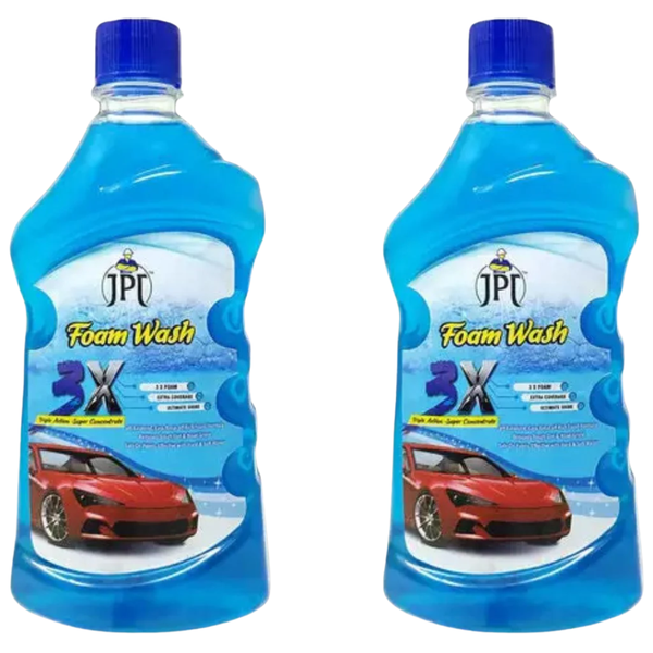 Buy JPT super concentrated advance 3x snow foam formula 1-litre car shampoo, featuring pH balanced, super concentrated, safe on all surfaces and multiple uses.