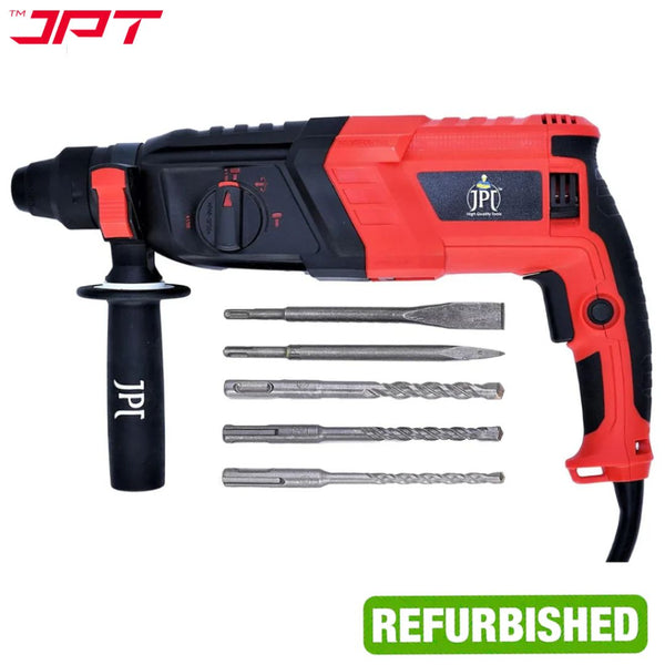 Buy JPT Pro 26mm rotary hammer drill machine online in India. Get refurbished pressure washer, power and hand tools, and much more at best price. Buy Now