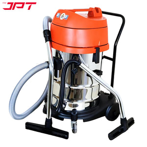 JPT KVC60 Ultra Heavy-Duty Wet and Dry Vacuum Cleaner | 2300-watt Double Motor | 22 kPa Suction Power | 60-Litre SS Tank | HEPA Filtration | Commercial Vacuum Cleaner for Home, Car, Industry Cleaning