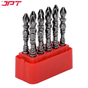 JPT 10-Pieces Two Sided Magnetic Screwdriver Bit Set | S2 High Torque Alloy Steel | PH2 Power Drill Double End