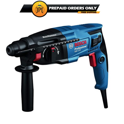 Buy now the Bosch GBH 220 rotary hammer drill machine, featuring SDS plus, 720 W power, 2 J impact, 1550 rpm speed, 3 modes setting and 1 year warranty.