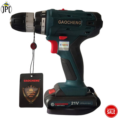 Gaochenge 21-volt Cordless Drill Machine Without Battery and Charger | Up to 75% Off - Clearance Sale 2024