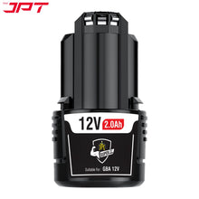Buy the JPT 12V 2000mAh power tool battery, the perfect replacement to complete your work with more power and efficiency. Compatible with Bosch GBA 12V.