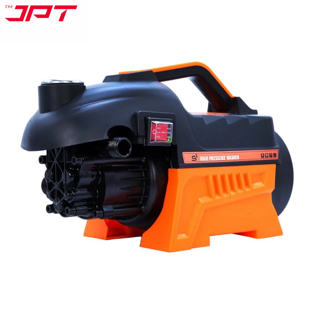 JPT Heavy Duty S2 Domestic Car Wash Machine 1800 Watts Motor 120 Bar Power L/Min Water Flow Portable Compact Design Months