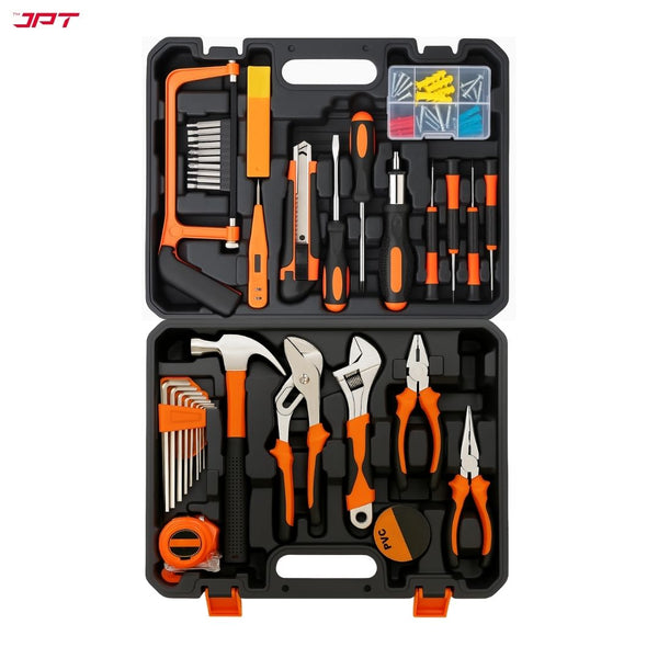 Buy the JPT 37-Piece Heavy-Duty Home Repair Hand Tool Kit – includes everything you need for home repairs, DIY projects, furniture assembly, and more. Buy Now