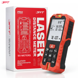 Buy JPT 50M Digital Laser Distance Meter with distance, area, volume & indirect height calculation — ideal for site engineers, contractors & interior projects.