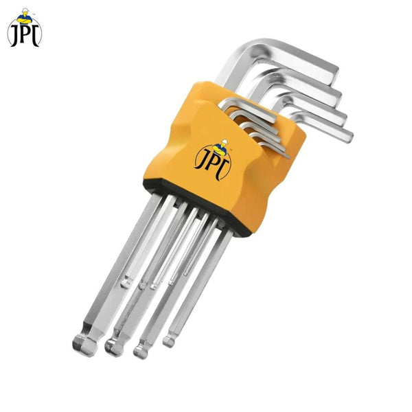Buy now the multitasking JPT premium quality 9 pcs long arm 7-inch ball end hex allen key set at the unbeatable price online in India. Buy Now 
