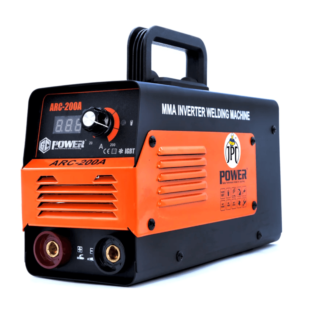 JPT 200Amp MMA / Arc Welding Machine | IGBT with Digital Display | 200A with Hot Start and Anti-Stick | Welding Accessories & Mask