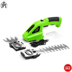 Buy JPT 2-in-1 cordless handheld hedge trimmer, featuring lightweight and durable design, 7.2v 2000mah rechargable battery, and much more. Buy Now