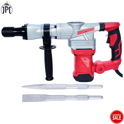 JPT SDS Plus Professional 5 KG Concrete Breaker Machine | 1500-Watt Power | 4200 RPM Speed | 3100 BPM Force | 10.5 Joules Impact | Colour May Variants | Clearance Sale 2024