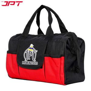 JPT 13-Inch Heavy-Duty Tool Bag | Oxford Cloth and Fine Stitching Build | Portable Made-In India Tool Bag for Electrician, Technician, Mechanics, Carpenter, and More