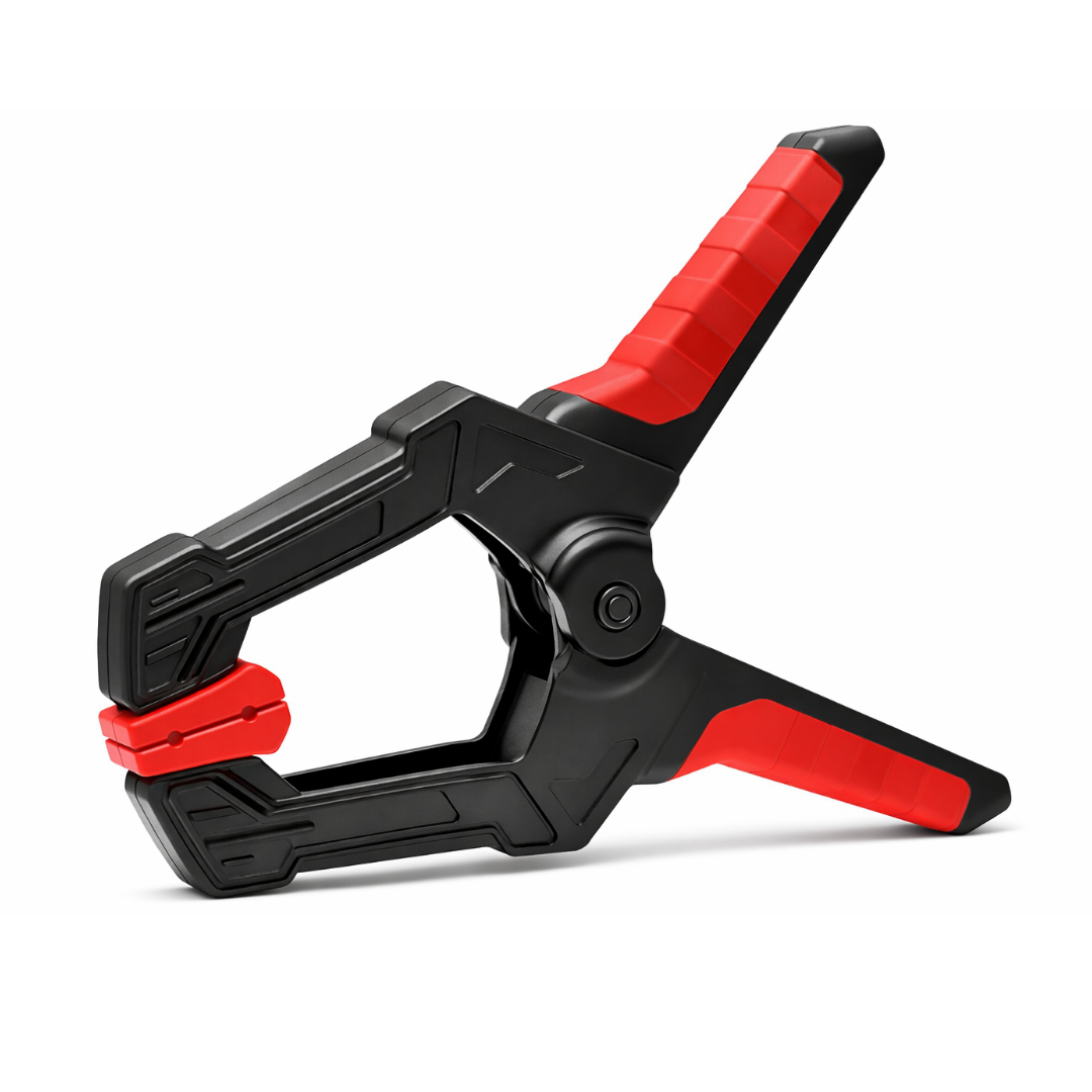 JPT 6-inch heavy duty spring clamp with 80mm wide jaw, high-tension steel spring and one-hand quick grip—ideal for woodworking, carpentry and DIY use. Buy Now