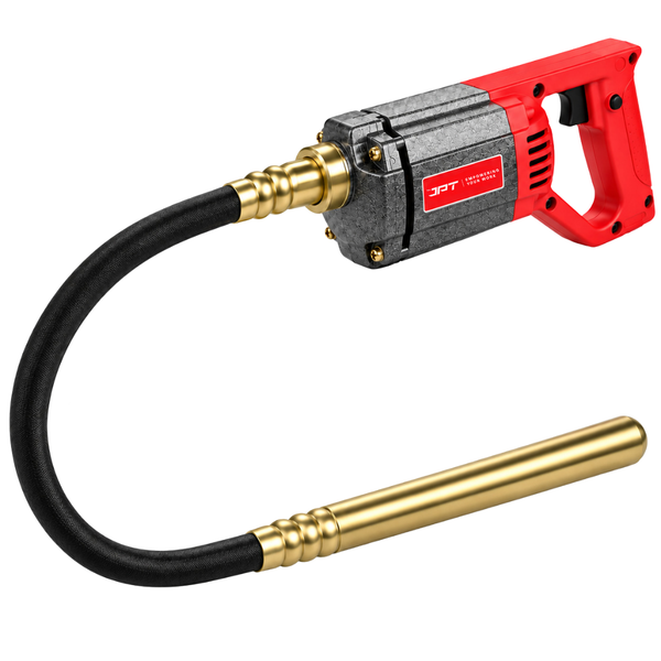 JPT Heavy Duty 1250-Watt Handheld Electric Concrete Vibrator Machine | 13000 Vibrations Per Minute | 1300 RPM Speed | 35mm Chuck | Copper Armature | With 3-Metre Vibrator Needle Included