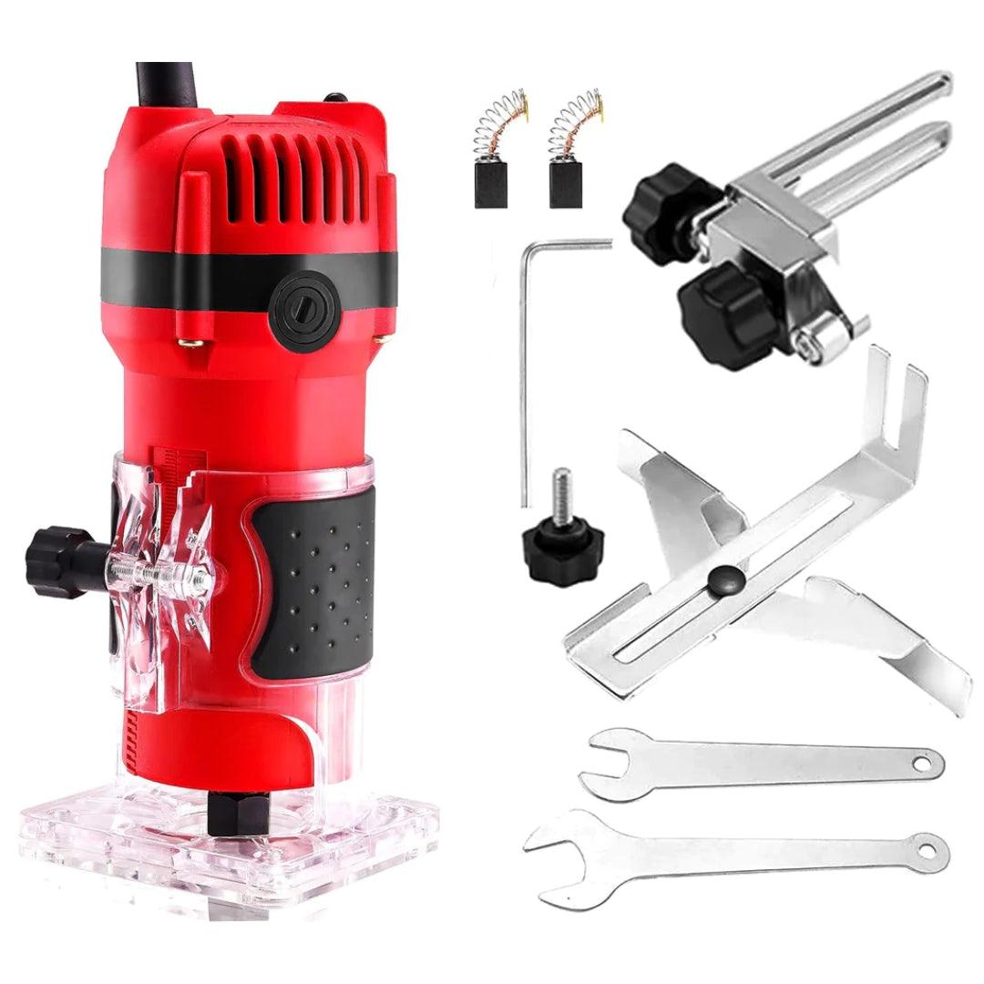 JPT Professional Compact Wood Router Machine | 700W Power | 30,000 RPM Speed | 60hz Frequency | 6.35mm Milling Cutter