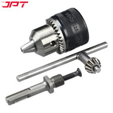 JPT Heavy Duty 13mm Drill Chuck with Key and SDS Plus Shank Adapter for Impact Drills and Rotary Hammers