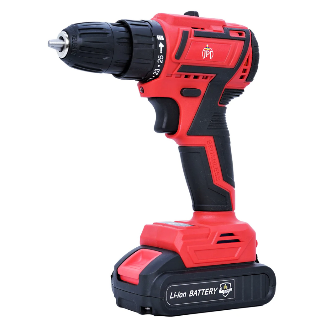 JPT 21V Brushless Cordless Impact Drill Machine 60 Nm Torque 2250 RPM Speed 3 8