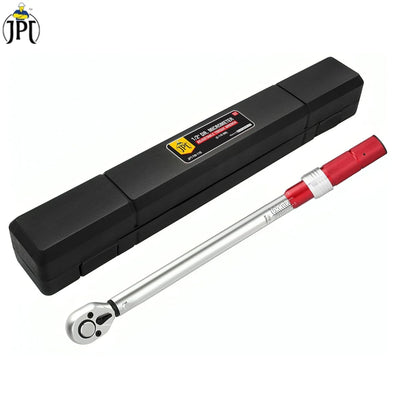 JPT 1/2 Inch Square Drive Torque Wrench, 5-110N.m, Bi-Directional Ratchet for Car Repair, Adjustable Precision Tool for Automotive, Motorcycle, and Bicycle Maintenance