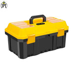 JPT Industrial-Grade Portable Tool Box Thickened, Multi-Functional Storage for Household, Car, and Electrical Maintenance ( 14" Tool Box )