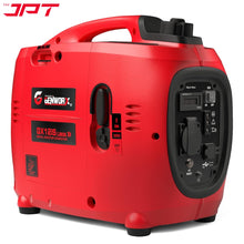 JPT Genworx 1000W/1.0KW Small and compact Manual Start Inverter Petrol Generator Lightweight, With Advanced Frequency Control, Ideal for Camping, Outdoor Events & Home Backup Power