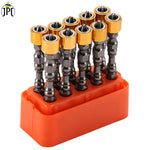 Buy the JPT PH2 double end super magnetic screwdriver bit set, featuring durable S2 steel with a 1/4" hex, anti-cam-out design, and strong magnetic properties.