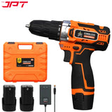 Grab now the newest launch JPT pro plus series 12v Cordless Drill Machine offering 30nm torque, 1550rpm, keyless chuck, 18+1 clutch, 1.5Ah battery and charger.