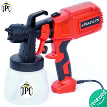 JPT 400W HVLP Corded Spray Paint Machine | 3 Spray Patterns | 800ml Detachable Container | 360° Directional Nozzle | Adjustable Flow Control | Fast And Flawless Painting Perfection | Great Coverage And No Drips ( RENEWED )