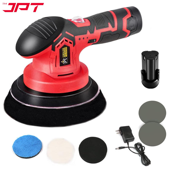 JPT Heavy-Duty 12v Cordless Car Polishing Machine | 450W Motor | 5500RPM Speed | 6