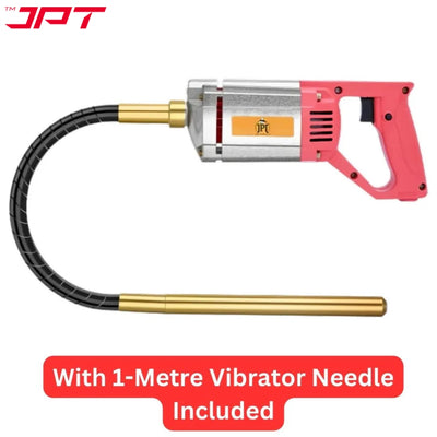 Grab this amazing deal on JPT heavy duty 1250w concrete vibrator machine which features 13000vpm, 1300rpm, copper armature with 1-metre vibrator needle.