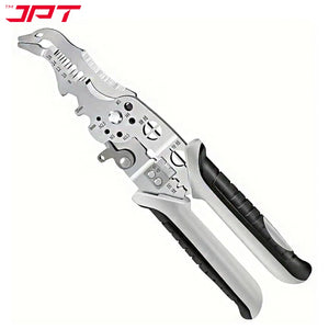 JPT Heavy-Duty Multi-Function Wire Stripper & Crimper Tool | Chrome Vanadium Steel Build | Ergonomic TPR Grip | Precision Electrical Wire Cutter & Terminal Crimping Tool