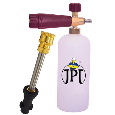 Get outstanding cleaning with the JPT snow foam lance/cannon. This versatile tool, equipped with a pressure washer adapter for Karcher washer. Shop Now