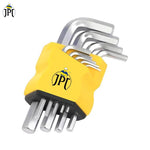 Buy online for the JPT 9 pcs premium hex Allen Key Set, made from chrome vanadium steel and finished with black oxide coating, all available at the best price.