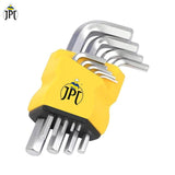 Buy online for the JPT 9 pcs premium hex Allen Key Set, made from chrome vanadium steel and finished with black oxide coating, all available at the best price.