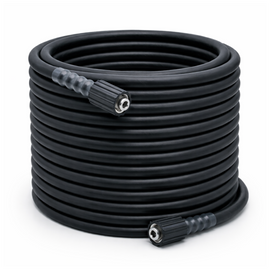 JPT Heavy Duty 15-Metre Pressure Washer Hose Pipe | American Standard M22 Thread With O-Ring Seals | 1/4-Inch Quick Connect | Stand Upto 4300 PSI Pressure | Compatible With Many Pressure Washer Brand