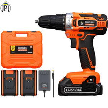 JPT Pro Plus Series 21-volt Cordless Drill Machine | 48Nm Torque | 2000 RPM Speed | 18+1 Clutch Setting | 10mm Keyless Chuck | LED Light | 2000mAh Li-Ion Battery | Fast Charger