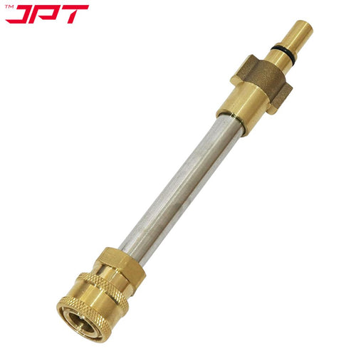 JPT Pressure Washer Gun Adapter, 1/4-Inch Quick Connect Fitting, Brass Build Adapter Compatible with Bosch High Pressure Washer