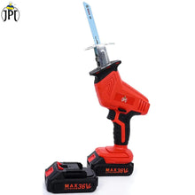 Buy now the JPT cordless reciprocating saw renewed, a versatile and efficient cutting tool for wood, metal, PVC, and more.  Buy now at the best price now.