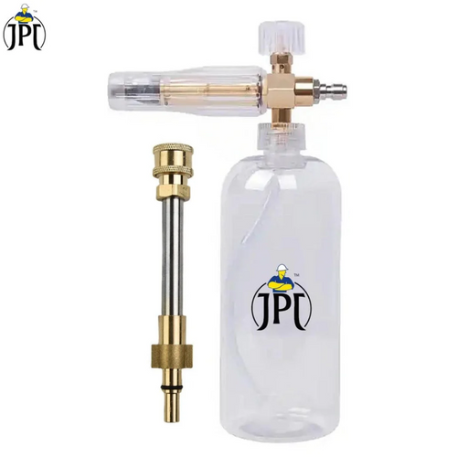 JPT Heavy Duty Snow Foam Cannon | 70 Bar Power | 3000 PSI Pressure | Brass + ABS Nozzle | Adjustable Thick Foam | Bosch Pressure Washer Adapter Included