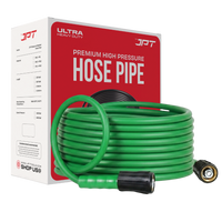 JPT Ultra Heavy-Duty 8MTR Flexible High Pressure Washer Hose Pipe | German Standard M22 x 15MM Thread | Up To 600Bar / 8700PSI | Double PVC Layers Build | Tangle & Kink Free Design