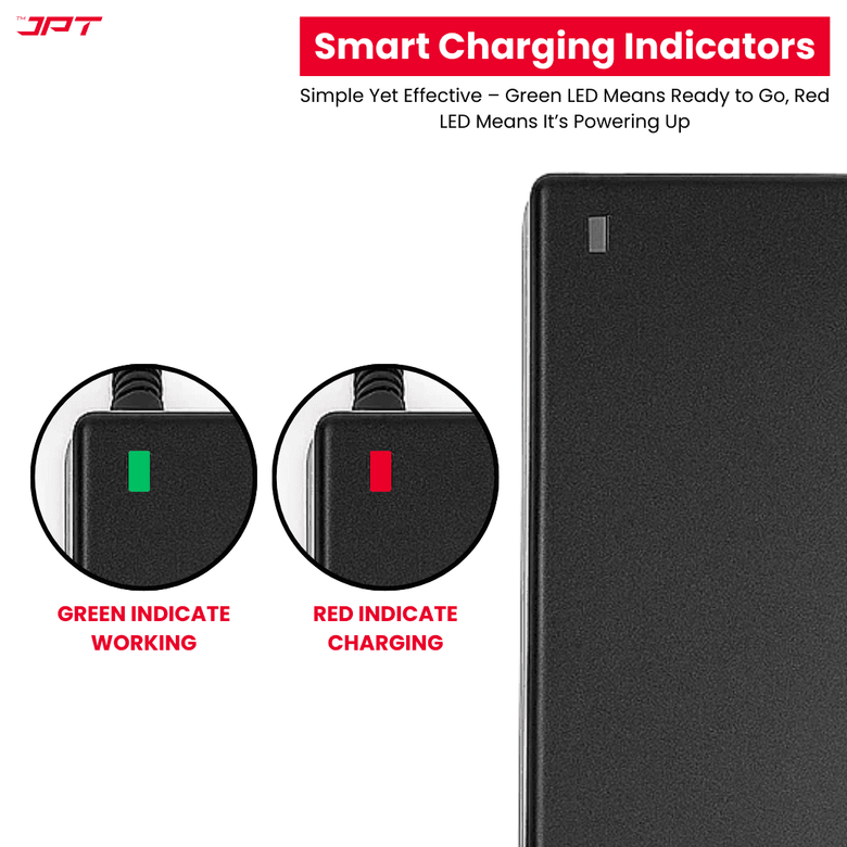 JPT 21V Lithium Battery Charger | 100-240VAC 50/60Hz Input | 21VDC 1.5A Output | Best for Electric Tools, Rechargeable Devices, ETC
