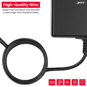 JPT 21V Lithium Battery Charger | 100-240VAC 50/60Hz Input | 21VDC 1.5A Output | Best for Electric Tools, Rechargeable Devices, ETC